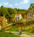 Pissarro The Hermitage at Pontoise, 1867, Solomon R  Guggenh