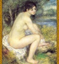 po par 170 femme nue assise dans un paysage