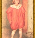 po par 293 le clown claude en robe rouge