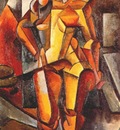 popova female model, standing figure c1913