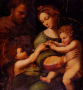 Raphael Holy Famliy With Saint John The baptist
