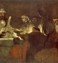 REMBRANDT THE CONSPIRATION OF THE BATAVES 1661 62 NATIONALMU