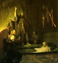 REMBRANDT THE RAISING OF LAZARUS C 1630 LA COUNTY MUSEUM OF