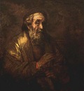 Rembrandt Homer, 1663, Royal Picture Gallery, The Hague