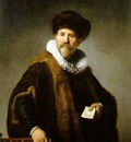 Rembrandt Portrait of Nicolaes Ruts [1631]