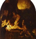 Rembrandt The Entombment