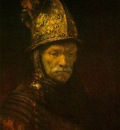 Rembrandt The man with the golden helmet ca 1650, Gemaldegal