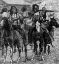 Armed confrontation between Indians and Government agents Frederic Remington, 1887 sqs