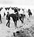 Fr 020 A Modern Cavalry Camp FredericRemington sqs