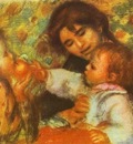 Pierre Auguste Renoir Gabrielle with Renoirs Children