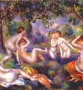renoir bathers in the forest c1897