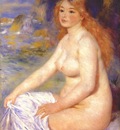 renoir blonde bather
