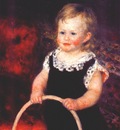 renoir child with a hoop c1875