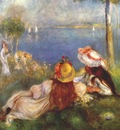 renoir girls on the seashore
