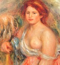 renoir model with bare breast