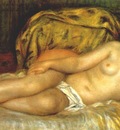 renoir nude reclining on cushions