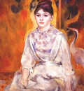 renoir young girl with a swan