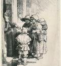 rembrandt beggars at the door