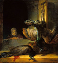 Rijn van Rembrandt Dead peacocks Sun