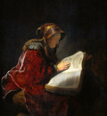 Rijn van Rembrandt Prophet Anna Sun