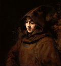 Rijn van Rembrandt Titus as Monk Sun