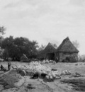 Roelofs Willem Herd of sheeps Sun
