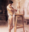 Ross In the Sculptor s Studio