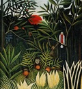 Rousseau,H  Landscape with monkeys, ca 1910, Barnes foundati