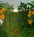 Rousseau,H  The repast of the lion, 1907, 113 7x160 cm, The
