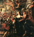 Rubens The Queen Flees France, 1621 1625, Louvre