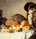 Rumpler Franz A Still Life With Fruit And Vegetables