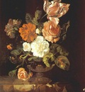 ruysch flowers in a vase
