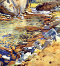 Sargent John Singer Brook among Rocks