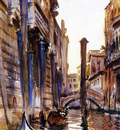 Sargent John Singer Side Canal in Venice