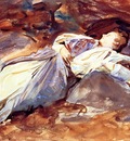 Sargent John Singer Violet Sleeping