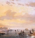 Schelfhout Andreas Ice merriment sunset 4 Sun