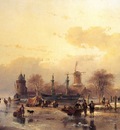 Schelfhout Andreas Scaters near two master Sun