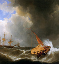 Schotel Johannes Christianus Stormy weather Sun
