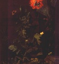 Van Schrieck Still Life With Poppy Insects And Reptiles 17th C