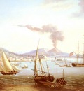 Serres John Thomas An English Frigate In The Bay Of Naples