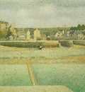 Seurat Port en Bessin The Outer Harbor at Low Tide, 1888,
