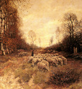 Shiedges Petrus Paulus Grazing Sheep Near Laren