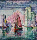 Signac Port of La Rochelle, 1921, 130x162 cm, Musee dOrsay