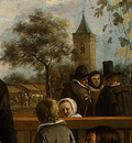 STEEN,J  THE DANCING COUPLE, DETALJ 12, 1663, NGW