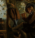 STEEN,J  THE DANCING COUPLE, DETALJ 14, 1663, NGW