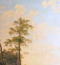 Strij van Abraham Landscape with horsemen Sun