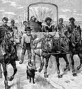 Oklahoma Boomers T  de Thulstrup, from a sketch by Frederic Remington, 1885 sqs