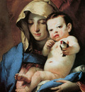 Tiepolo Giambattista The madonna with the goldfinch Sun
