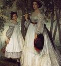 Tissot The Two Sisters; Portrait