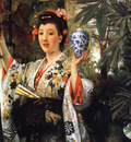 Young Lady Holding Japanese Objects